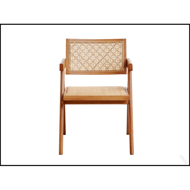 Ensemble de fauteuils en rotin et finition naturelle Velentina, conception ergonomique pour le confort et le style, idéal pour une utilisation intérieure et extérieure