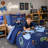 4-Piece Twin Comforter Set,Navy