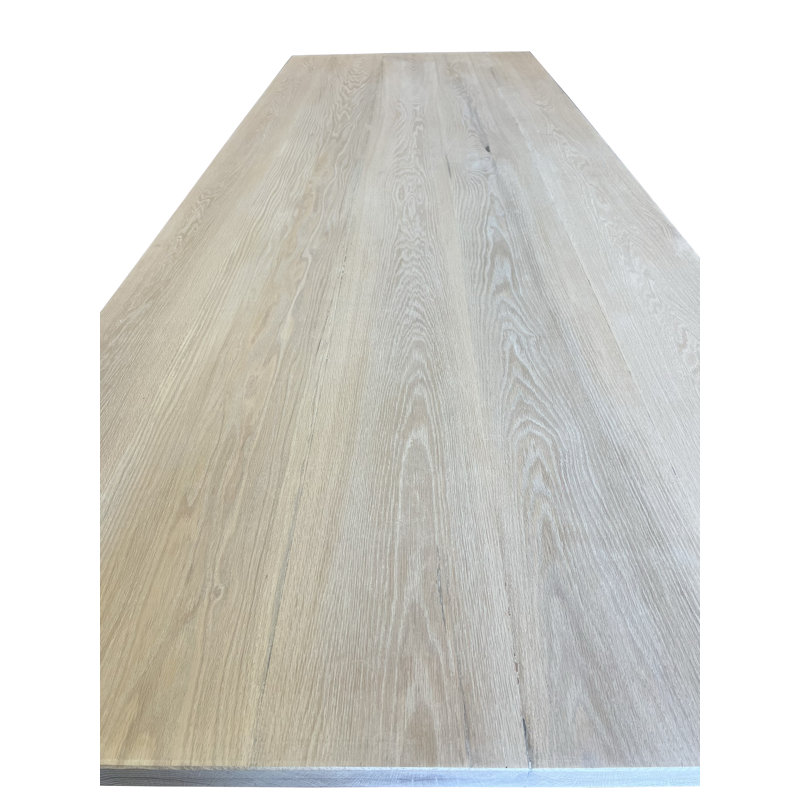 Ziran 96'' Solid Wood Rectangle Conference Table with 10 Chairs, White