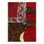 Animal Pictorial Cheetah Hand Knotted Rug 2'6"X 5'7"