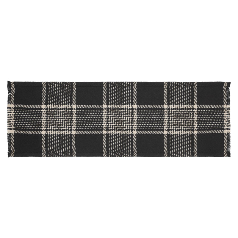 Chemin de table en mélange de polyester 70% coton / 30% polyester Vergean, L 36 po x P 12 po
