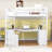 Fatmira Kids Twin Loft Bed with Drawers-1996722240
