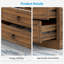 Table basse en bois rustique avec tiroirs-1697554120