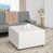 Similicuir blanc est en rupture de stock