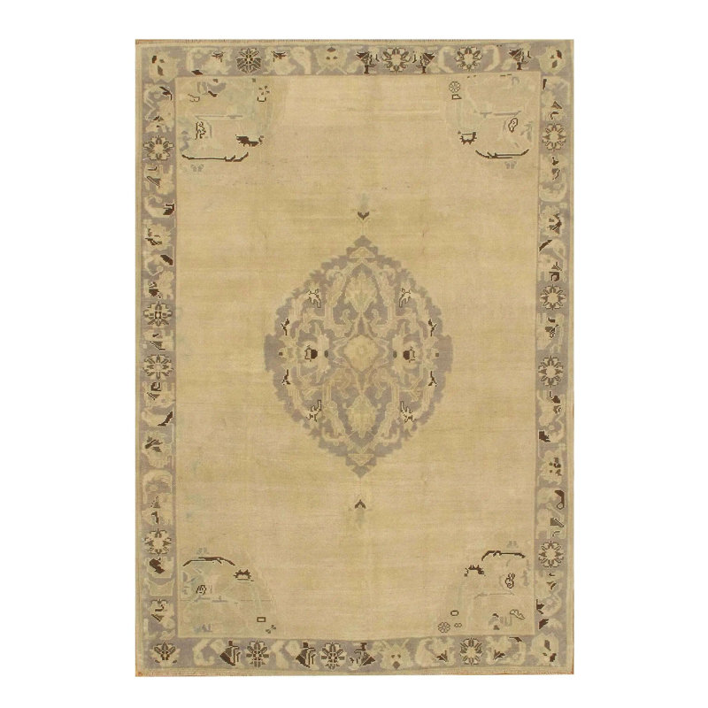 Oriental Area Rug in Beige