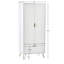 Brazzell 2 Door Solid Wood Wardrobe