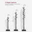 Rubber Freestanding 8 - Hook Coat Rack-1606588717