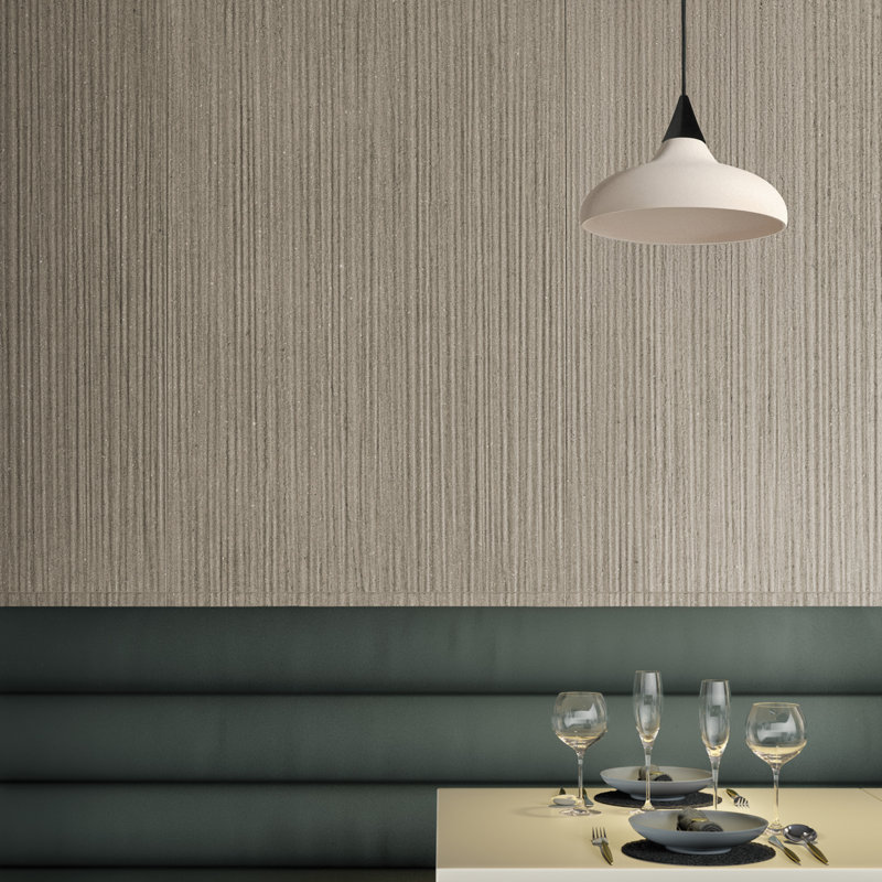 Caldaria 24x48 Matte Textured Stone Look Porcelain Tile, Antracite Gray