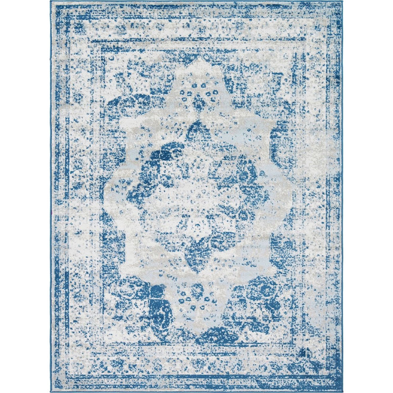 Oneita Ikat Indoor Rug, Rectangle 7' x 10'