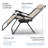 Nestl Zero Gravity Reclining Outdoor Patio Chairs with Pillows & Cup Holder Trays-113072905