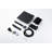 12" Shower Outfit Formation Contraption Construction Kit Assembly, Matte Black, Stainless Steel, With Handheld & Waterfall Tub Spout, Wall Mounted-121598704