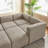 6-Piece Sectional Couch Upholstered Sectional Sofa-822728315