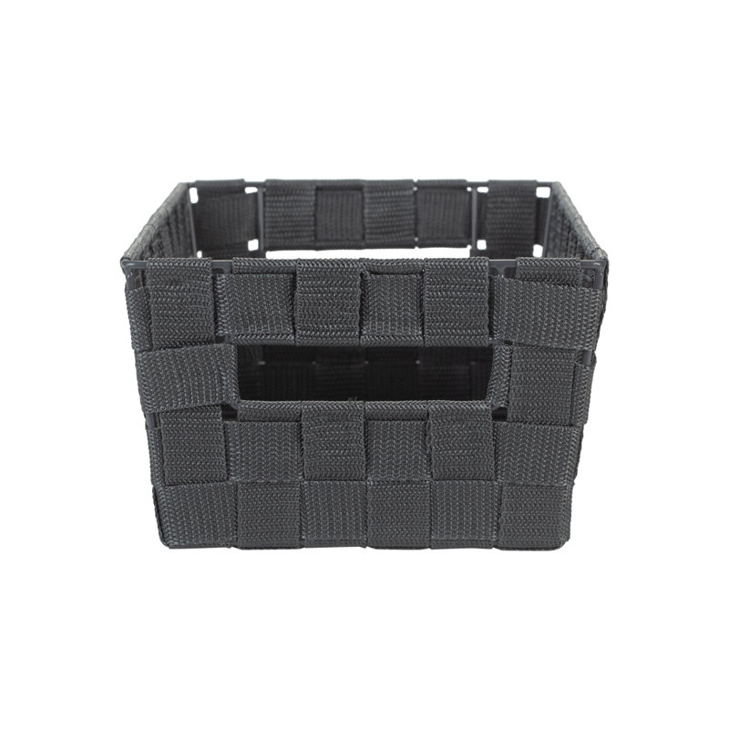 Simplify Plastic Decorative Bins, Gray