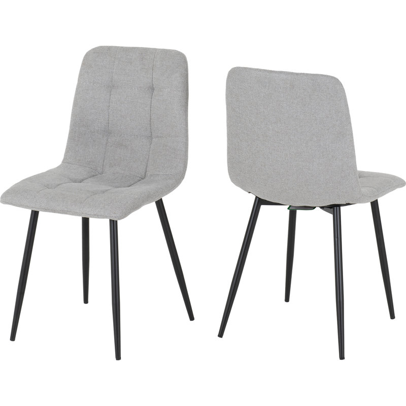 Deitrick Dining Chair (Set Of 2), Light Grey