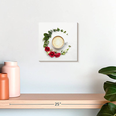 Café cappuccino floral Yarlin