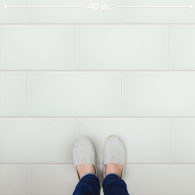 Piscina Brick 9-5/8 In. X 19-1/2 In. Porcelain Floor And Wall Tile