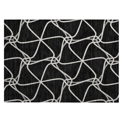  Aleg Area Rug with Non-Slip Backing