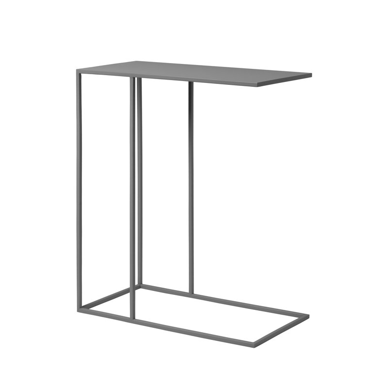 Fera Frame End Table, Steel Grey