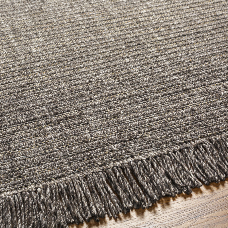 Gaibrial Area Rug in Black, Rectangle 2' x 3'