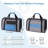 Cat Carrier For Large Cats 20 Lbs,Medium Cats Under 25 Lbs,2 Cats And Small Dogs With Unique Side Bag,Top Load Pet Carrier Soft-Sided Escape Proof With 4 Ventilated Windows