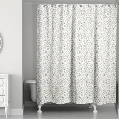 Mccullum Woodland Fall Pattern Single Shower Curtain