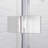 36 to 37-1/4 in. W x 72 in. Bi-Fold Semi-Frameless Shower Door in Chrome with 1/4" Clear Tempered Glass