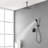 12 Inch Ceiling-Mounted Shower System With Handheld Shower Single Handle Shower Faucet Set Modern Brass High Pressure Shower Trim Kit With Rough-In Valve-116242728