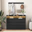 Commode double 51 tiroirs de 51,18 po de largeur avec lumières à DEL RVB-106754650