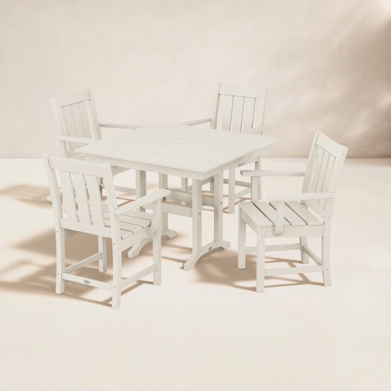 Ensemble repas 5 pièces Oxford, Sable