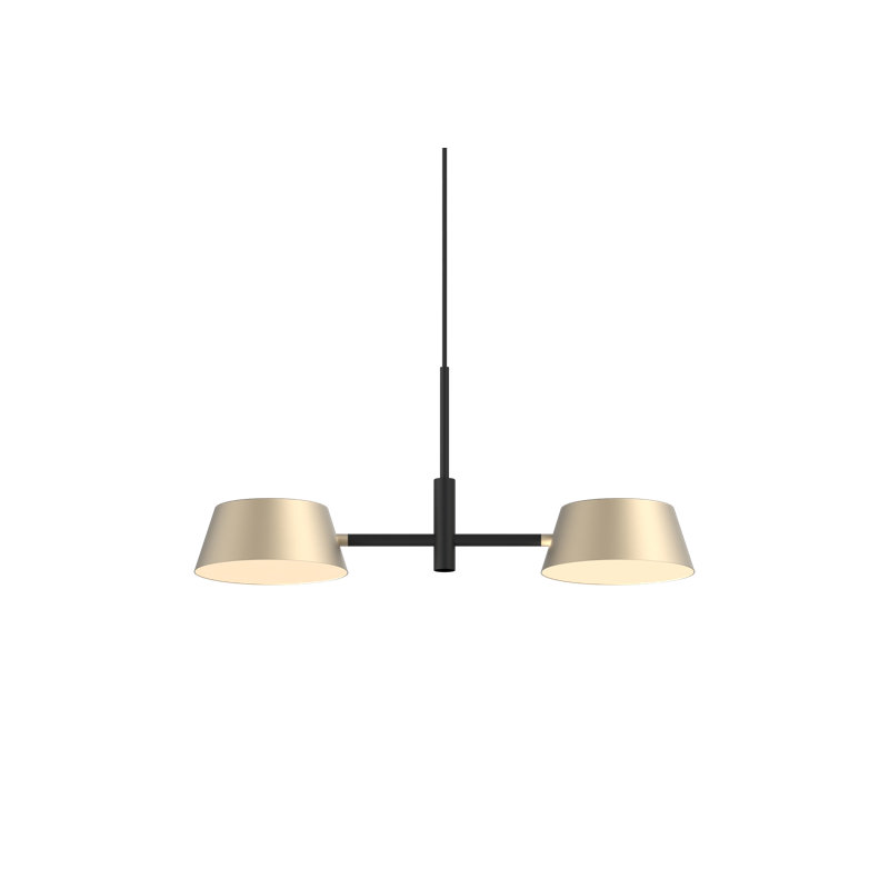 Luminaire suspendu OLO XL P2, Doré