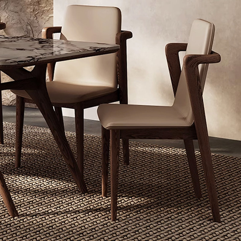 Rectangular Artificial Marble Dining Table Set, 29.5"H x 55.1"L x 31.5"W