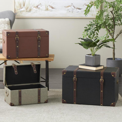 Charlostin 3 Piece Vintage Trunk
