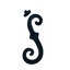 Large S Shutter Holdback, Pair