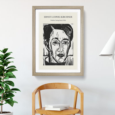 Portrait of Wehrlin Print by Ernst Ludwig Kirchner - Picture Frame Painting