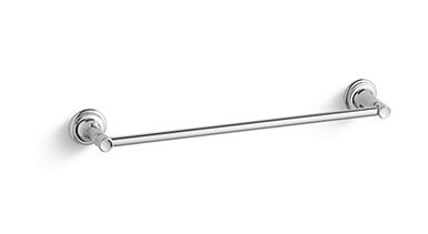 Bellis® Towel Bar, 24", Polished Chrome, 18"