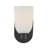 Aldegonde 1-Light Wall Sconce in Matte Black-940918749