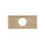Centered Console Table, Sand Dune
