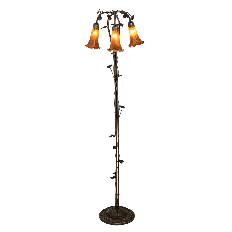 Sinagra Tree Floor Lamp, Amber