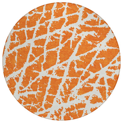 Kyrie Washable Abstract Indoor / Outdoor Rug