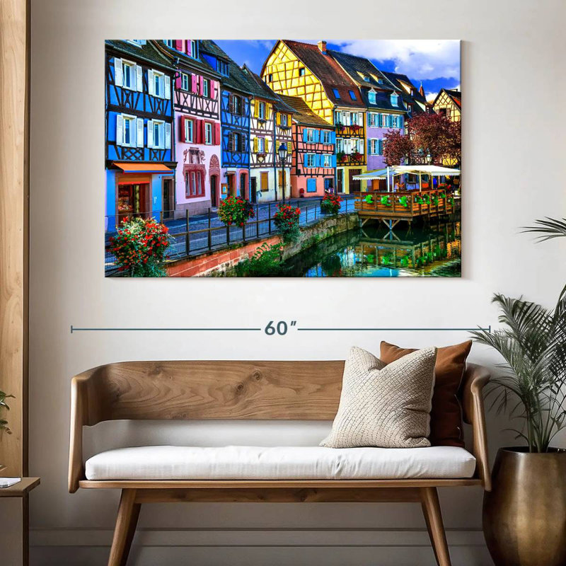 Lilie Colmar Town, 34" H x 51" W