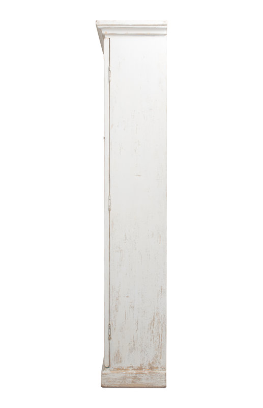 Glass China Cabinet, White