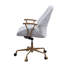 Chaise de bureau rembourrée avec siège à hauteur réglable pour le salon-111697920