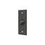 Deltana BBS333CR003 Bell Button, Rectangular Contemporary in PVD Polished Brass-1134967189