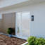 Wabash Aluminum 1 Light LED Grey Contemporary Outdoor Wall Light with Clear Glass