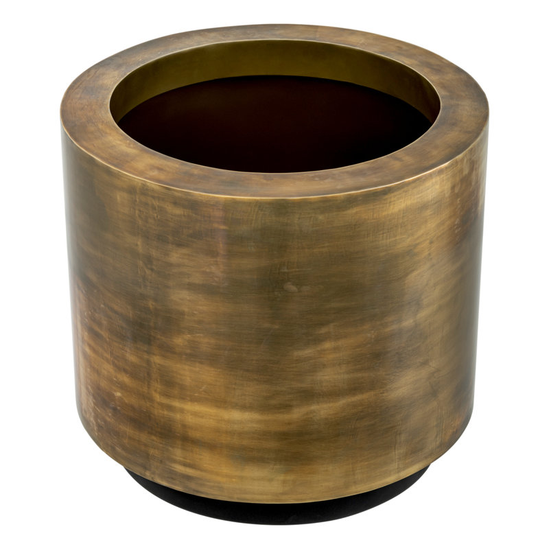 Jasper Handmade Metal Planter, 21.46" H x 23.43" W x 23.43" D