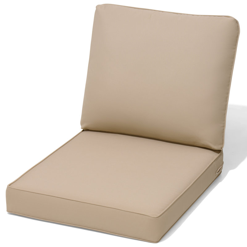 Outdoor Deep Seating Cushion Set, Beige, 1