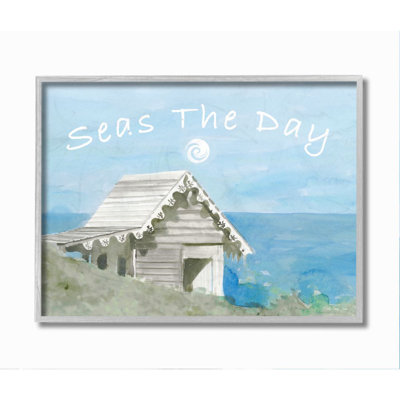 «Seas the Day» par Stellar Design Studio - impression d'art graphique