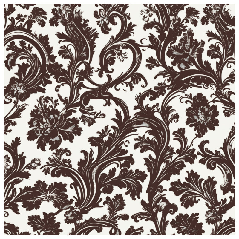 Rideaux à motif floral damassé, voilages et voilages à motif damassé - 1 panneau, 50" x 80" - 1 Panel, Sheer
