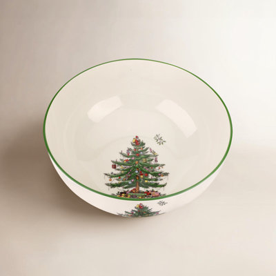 Christmas Tree Round Serving Bowl