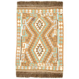 Hand Knotted Wool Area Rug